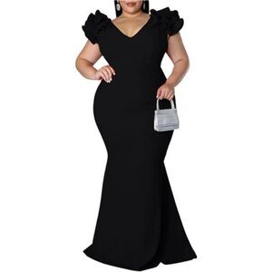 Elegant Black Evening Gown
